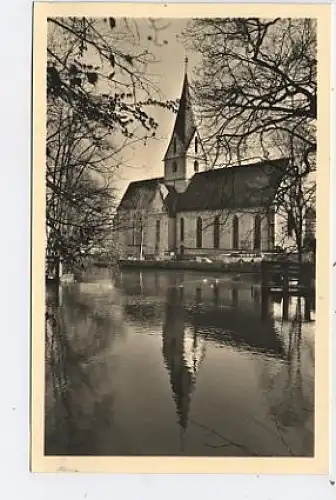 Klosterkirche Blaubeuren mit Spiegelbild ngl 41.626