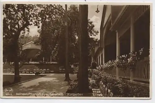 Freudenstadt Kurgarten Fotokarte gl1929 39.968