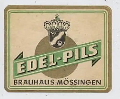 Bieretikett Brauerei Mössingen 40.653