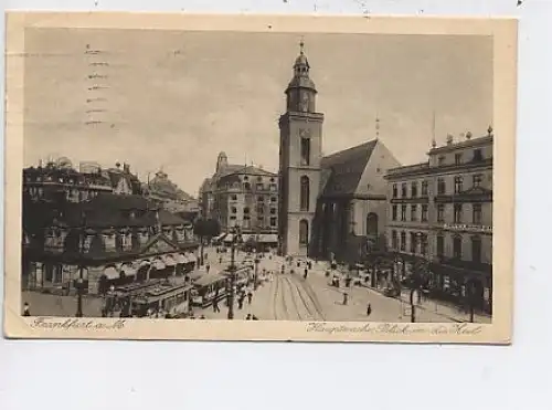 Frankfurt a.M. Hauptwache Blick > Zeil gl1920 13.552