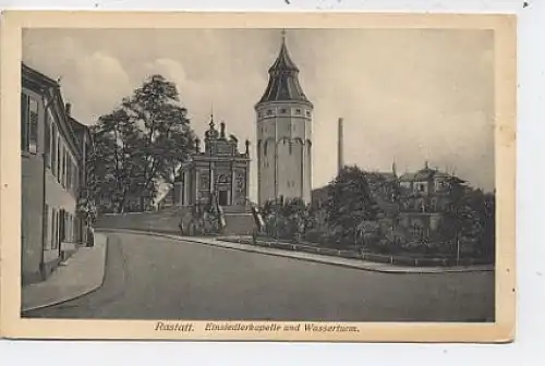 Rastatt Einsiedlerkapelle u.Wasserturm ngl 41.639