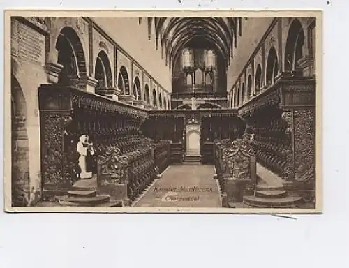 Kloster Maulbronn Chorgestühl gl1943 40.220