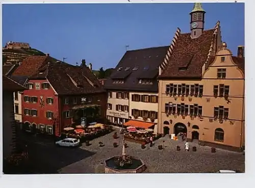 Staufen Marktplatz Rathaus-Cafe ngl 36.243