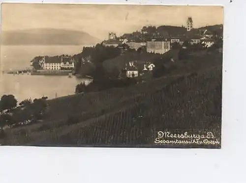 Meersburg Bodensee Gesamtansicht v.Osten ngl 13.687