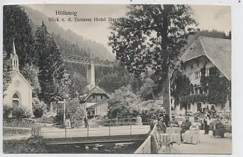 Höllsteig Blick v.d. Terrasse Hotel Sternen ngl 36.061