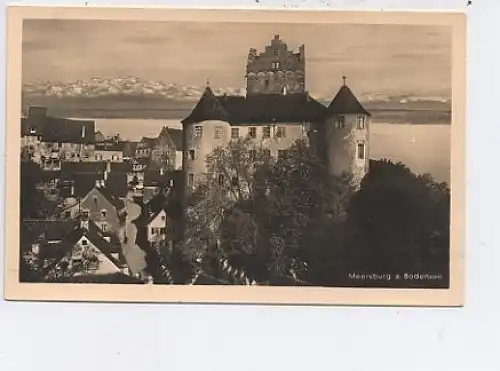 Meersburg Bodensee Schloß Alpen ngl 13.699