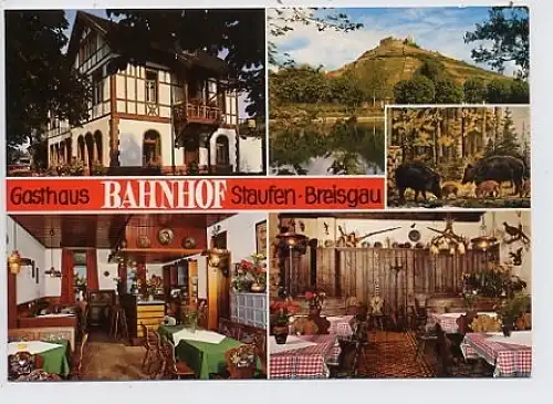 Staufen/Breisgau Gasthaus Bahnhof ngl 36.087