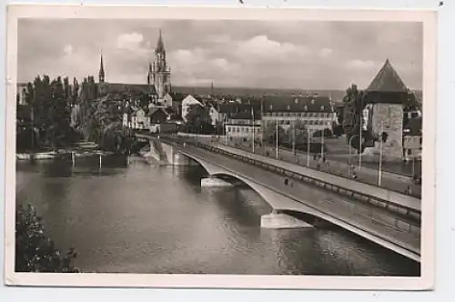 Konstanz Bodensee Rheinbrücke gl1952 40.896