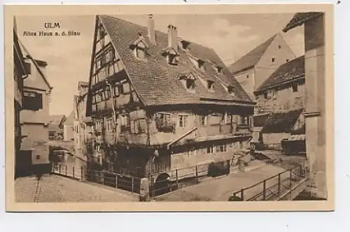 Ulm a.D. Altes Haus an der Blau ngl 40.858