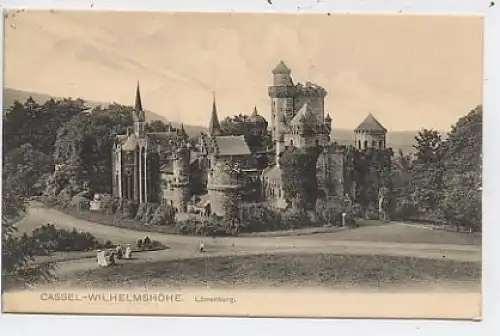 Cassel-Wilhelmshöhe Löwenburg gl1906 41.031