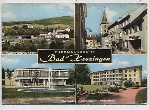 Bad Krotzingen, Mehrbildkarte gl1952 33.628