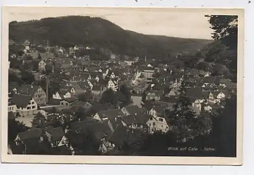 Blick auf Calw im Schwarzwald gl1939 40.550