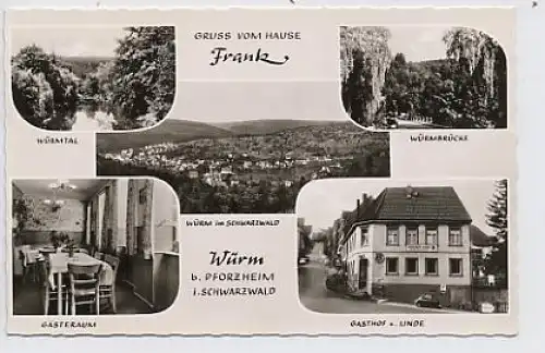 Würm b. Pforzheim Gasthof z. Linde ngl 33.297