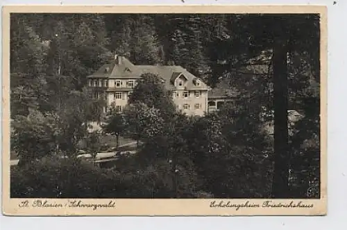 St. Blasien Erholungsheim Friedrichshaus ngl 36.457