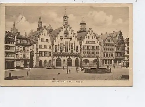 Frankfurt a.M. Römer gl1913 13.504