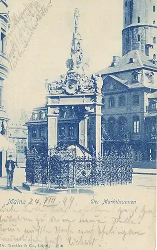 Mainz Marktbrunnen gl1899 130.678