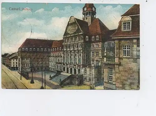 Kassel Rathaus feldpgl1914 13.573