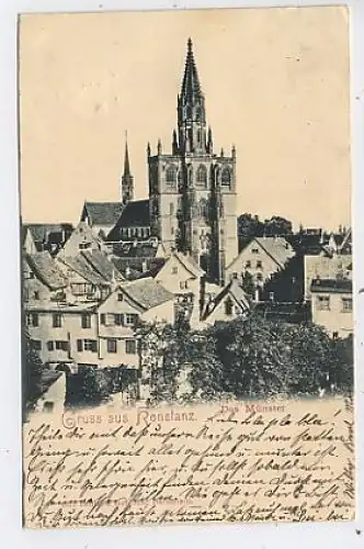 Gruß aus Konstanz Bodensee Münster gl1900 40.934