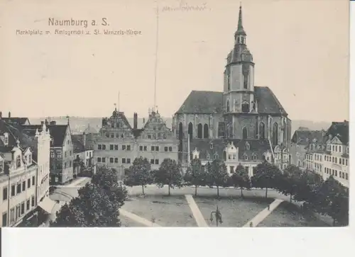 Naumburg a.S. Marktplatz Amtsgericht gl1916 92.342