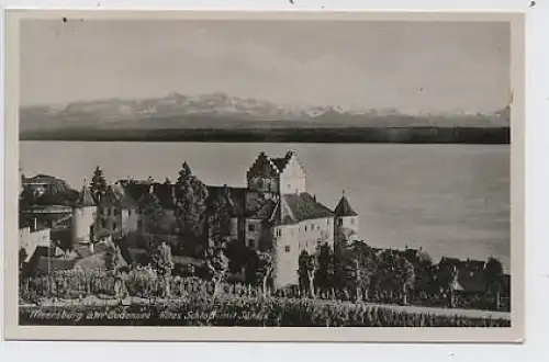 Meersburg Altes Schloss mit Säntis gl1943 32.740