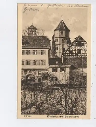 Hirsau Klostertor und Glockenturm gl1926 39.975