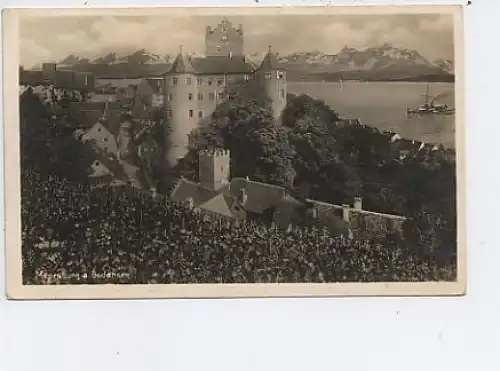 Meersburg Bodensee Schloß gl1927 13.689