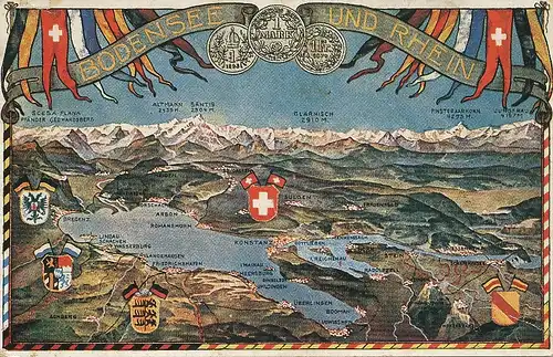 Bodensee und Rhein feldpgl1918 118.658