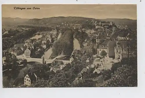 Tübingen, Ostansicht gl1949 33.928