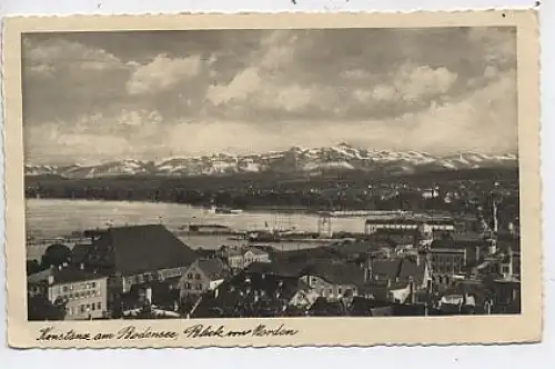 Konstanz Bodensee Blick von Norden feldpgl1942 40.897