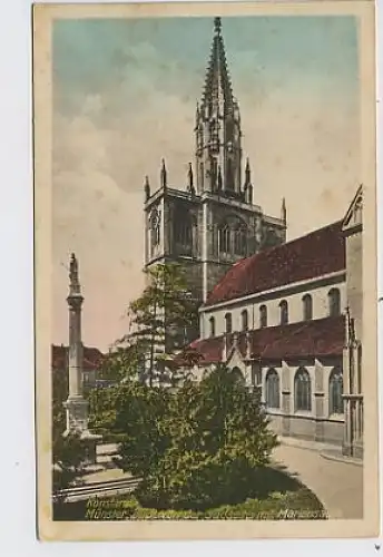 Konstanz Münster Mariensäule gl1942 32.585