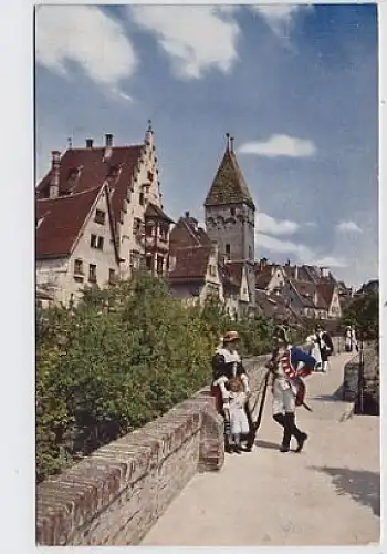 Ulm Partie an der Stadtmauer ngl 32.545