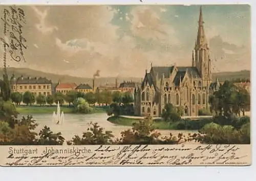 Stuttgart, Johanniskirche gl1902 33.694