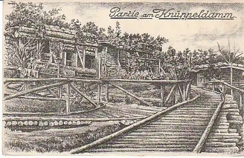 1.WK Partie am Knüppeldamm - Kortryk feldpgl1915 B1.587