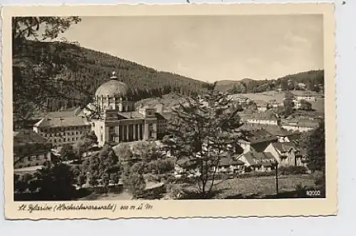 St. Blasien Gesamtansicht gl1952 36.458