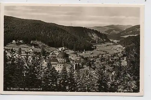 St. Blasien Ansicht von der Luisenruhe Foto ngl 36.452
