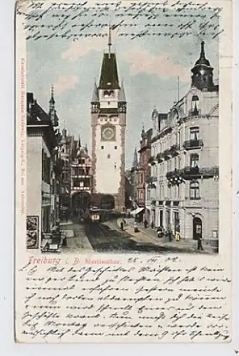 Freiburg Martinstor gl1902 32.771