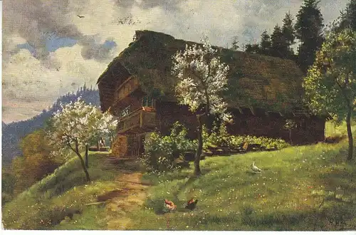H.HOFFMANN Frühling im Schwarzwald gl1923 28.550