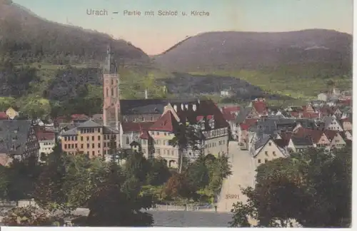 Uarch Partie mit Schloss und Kirche glca.1910 73.327