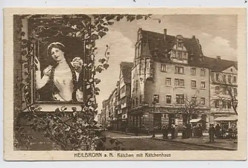 Heilbronn Kätchen mit Kätchenhaus feldpgl1915 32.344