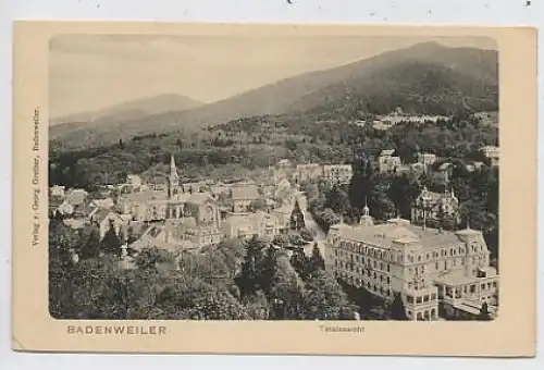 Badenweiler, Totalansicht ngl 33.875