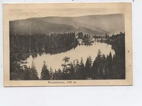 Mummelsee Gesamtansicht gl1925 39.933