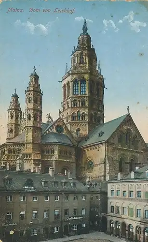 Mainz - Dom von Leihof feldpgl1915 130.717