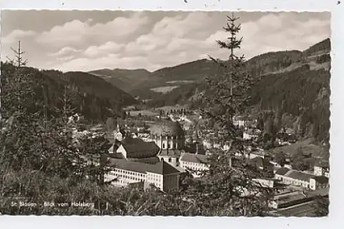 St. Blasien Blick vom Holzberg Fotokarte ngl 40.043