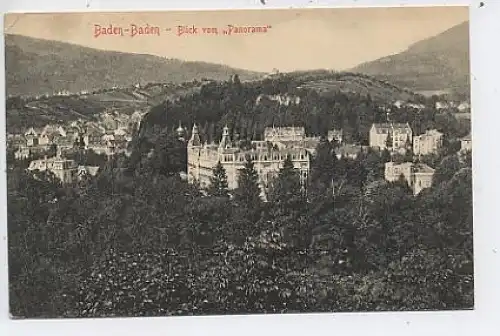 Baden-Baden vom "Panorama" gl1906 41.617