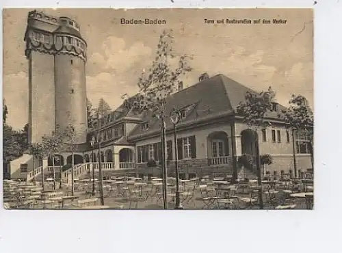 Baden-Baden Merkur Turm Restauration gl1916? 41.551