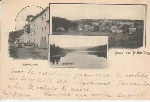 Fichtelberg Gasthof zur Post Fichtelsee gl1901 74.028