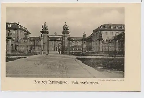 Ludwigsburg Schloss Westl. Haupteingang ngl 32.172