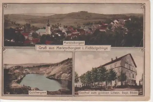 Marktschorgast Gasthof zum Goldnen Löwen ngl 74.082