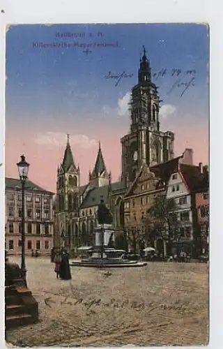 Heilbronn Kilianskirche Meyerdenkmal gl1919 33.024