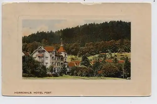 Herrenalb Hotel Post gl1909 33.120